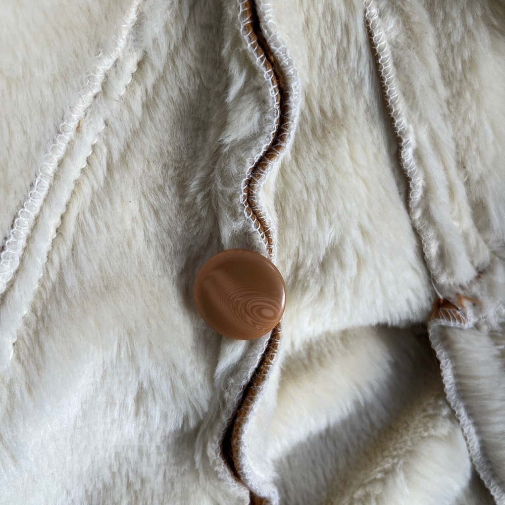 Brown Shearling Coat - Picture 9 of 9